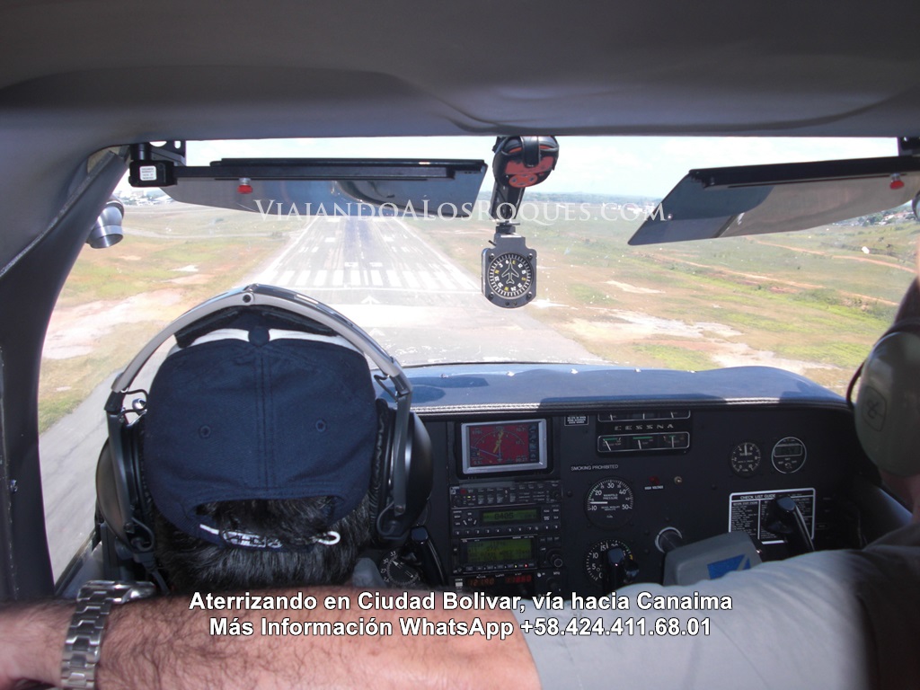 Aterrizando-ciudad-bolivar-via-canaima