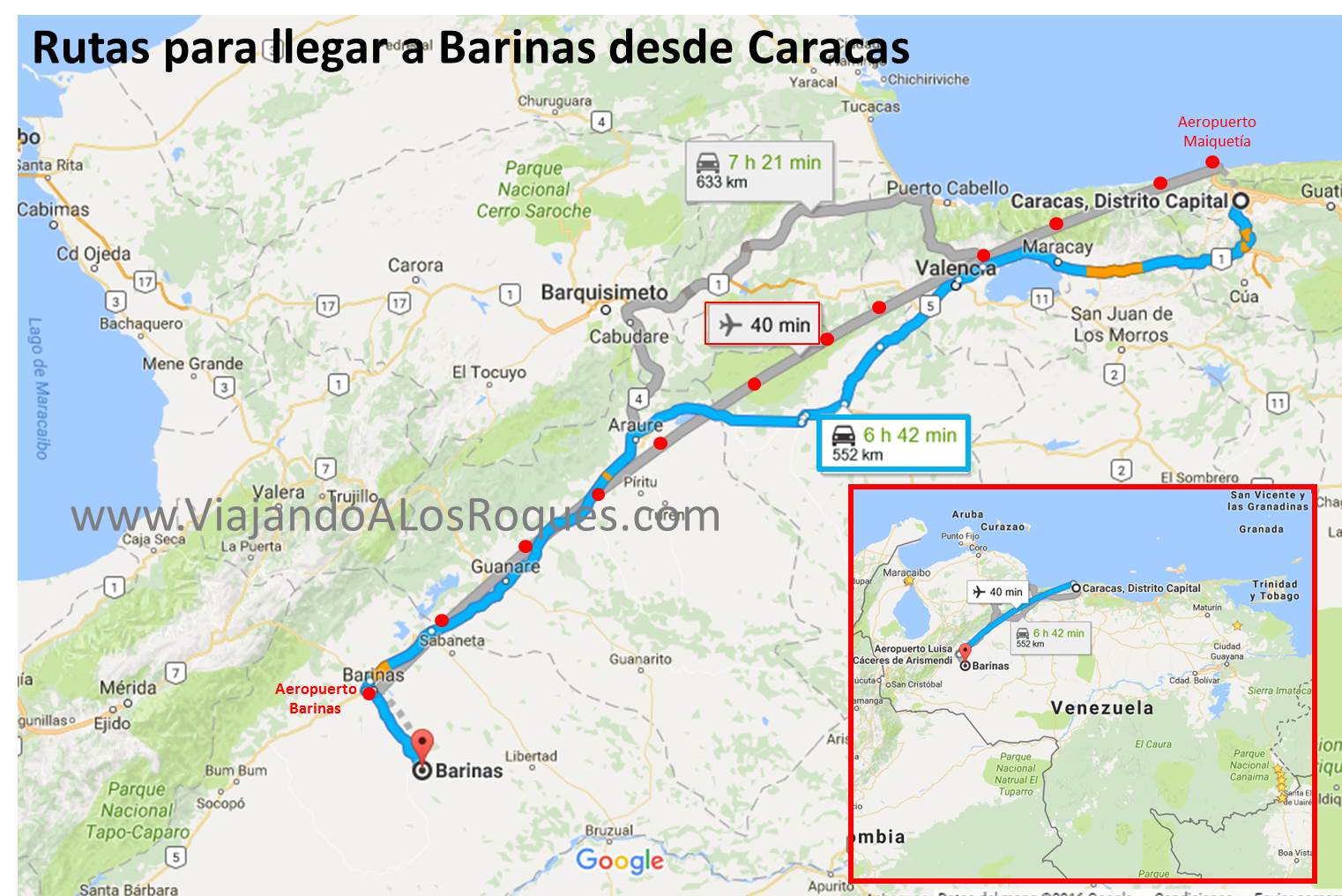 Ruta-para-llegar-a-barinas-desde-caracas